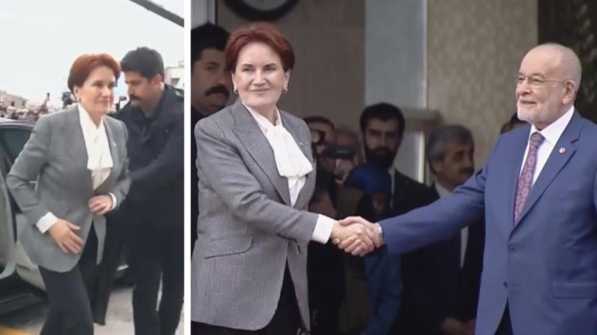 Meral Akşener’in 6’lı Masa’nın toplantısına geldiği an!