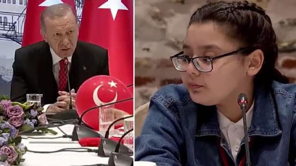 Erdoğan’ın muhalefeti eleştiren sözlerini küçük kız anlamadı: Nasıl yani?