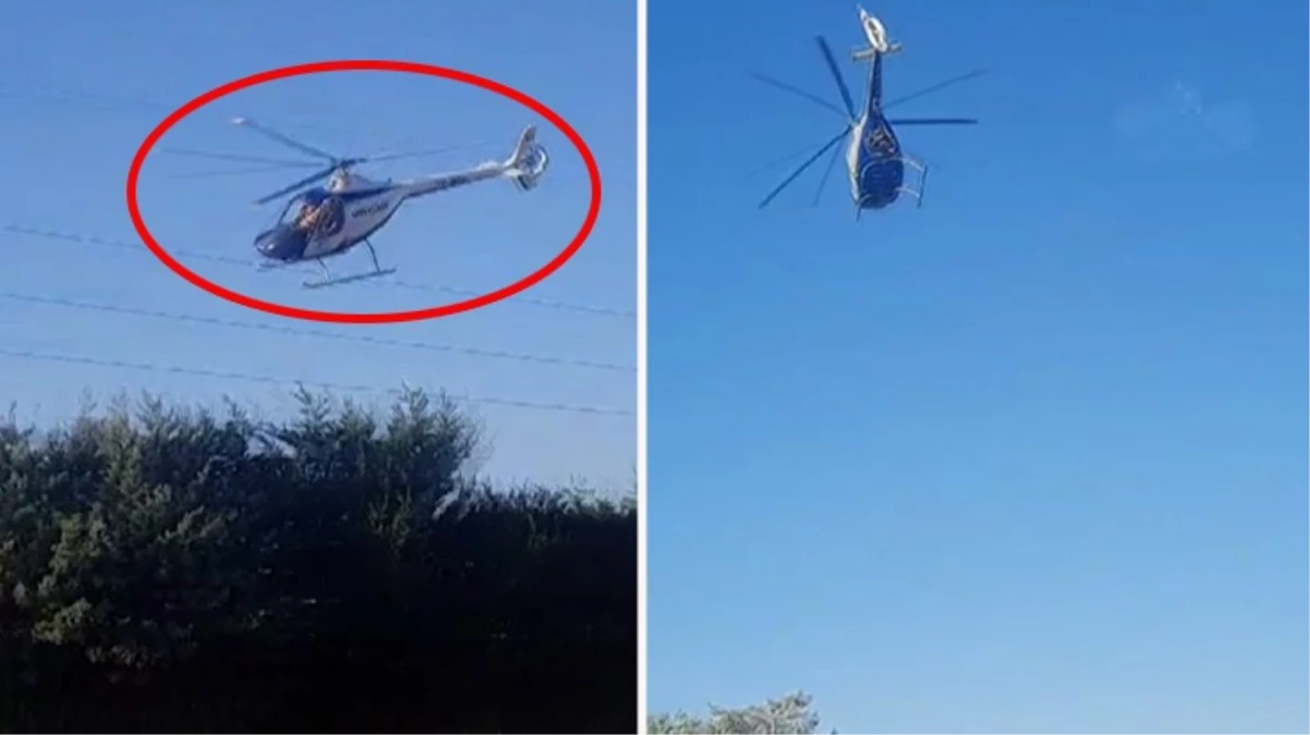 Afyonkarahisar’da helikopterin düşme anı cep telefonu kamerasına yansıdı