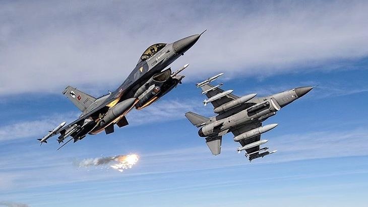 Irak ve Suriye’nin kuzeyine gerçekleştirilen hava harekatlarında 24 terör hedefi imha edildi.