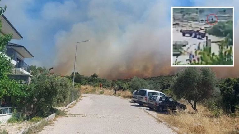 Çeşme’yi izmaritle yangına neden olan kişi tutuklandı