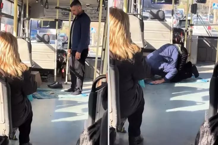 Namaz Videosu Sosyal Medyayı İkiye Böldü