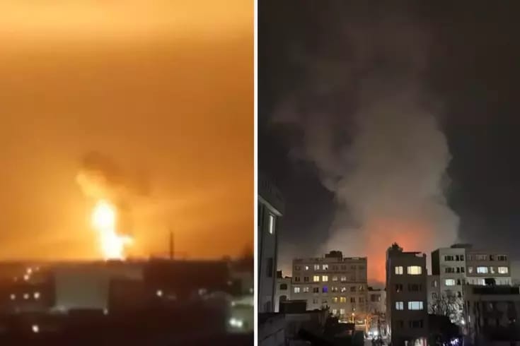 İsrail’den İran’a büyük hava saldırısı! 4 şehir aynı anda vuruldu