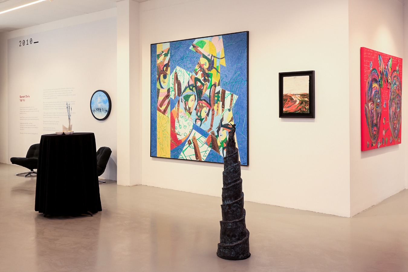 Ustaların eseri “Sanat Dolu 16 Yıl” sergisinde