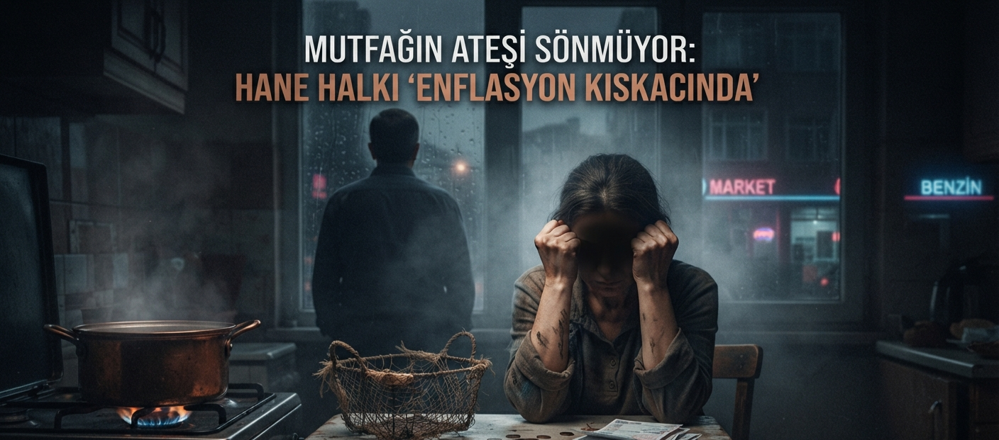 Mutfağın Ateşi Sönmüyor: Hane Halkı “Enflasyon Kıskacında” Yaşam Mücadelesi Veriyor